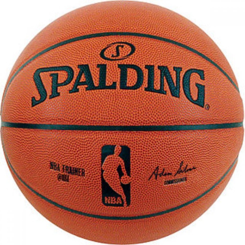 Мяч баскетбольный Spalding NBA Trainer Heavy Ball размер 7 композитная кожа (NBA-THB_7)