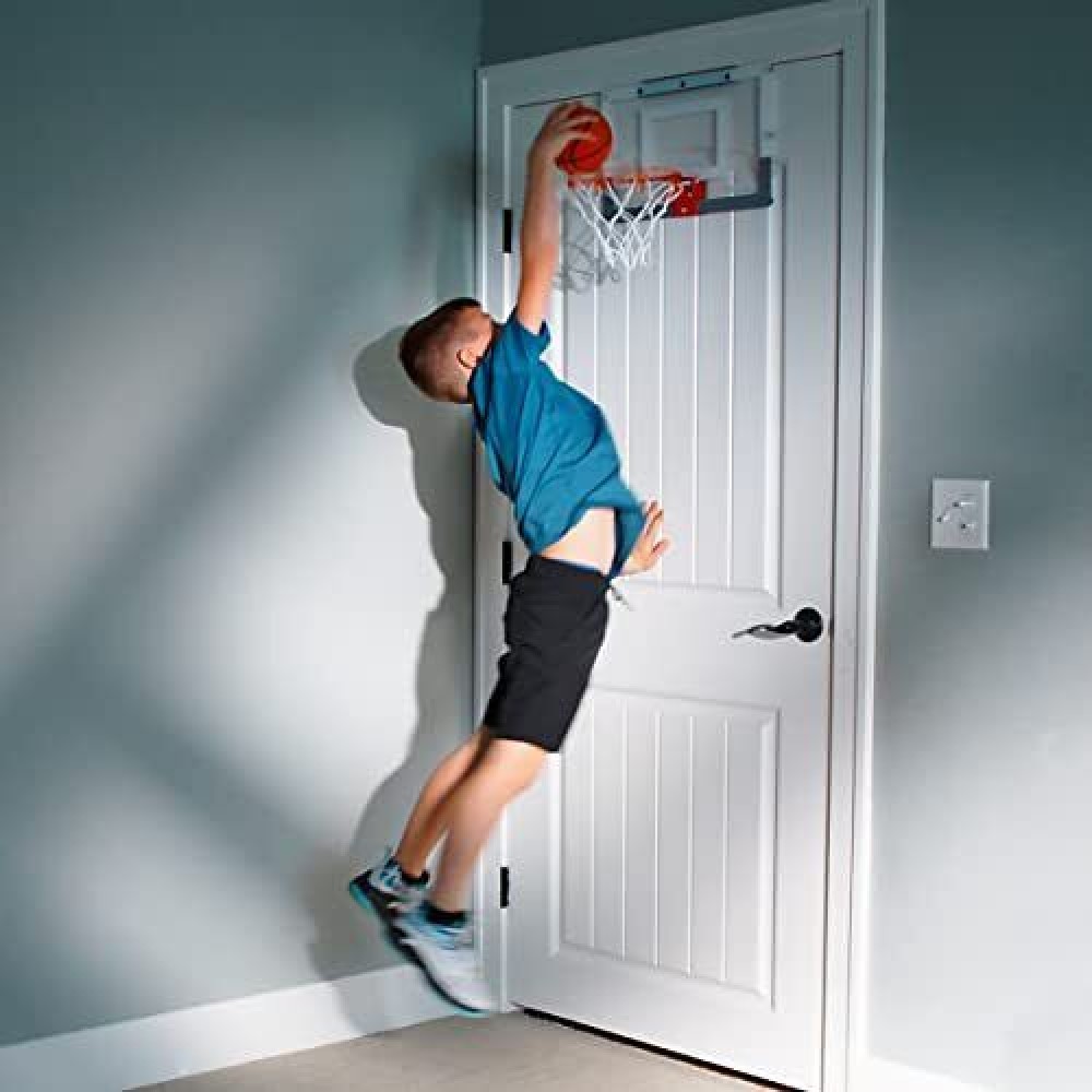 Мини-щит баскетбольный Spalding Basketball MiniHoop 46х27 см с кольцом 22,5 см и сеткой (561030)