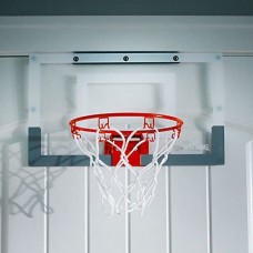 Мини-щит баскетбольный Spalding Basketball MiniHoop 46х27 см с кольцом 22,5 см и сеткой (561030)