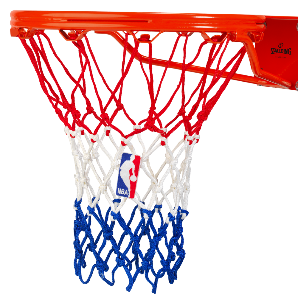 Сетка баскетбольная Spalding Basketball NBA Net Heavy Duty Outdoor игровая всепогодная 1 шт. (8235SCNR)