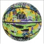 Мяч баскетбольный Spalding Graffiti размер 7 резиновый для игры на улице-в зале (84374Z)