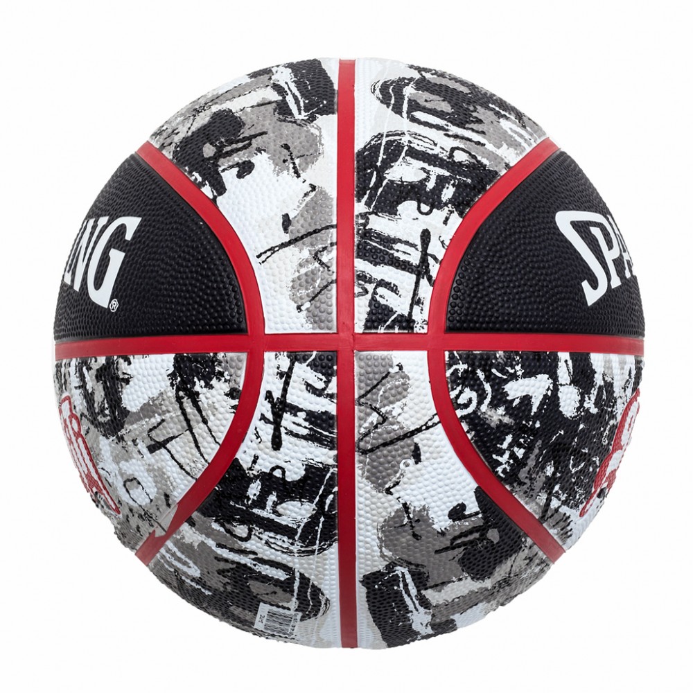 Мяч баскетбольный Spalding Graffiti размер 7 резиновый для игры на улице-в зале (84378Z)