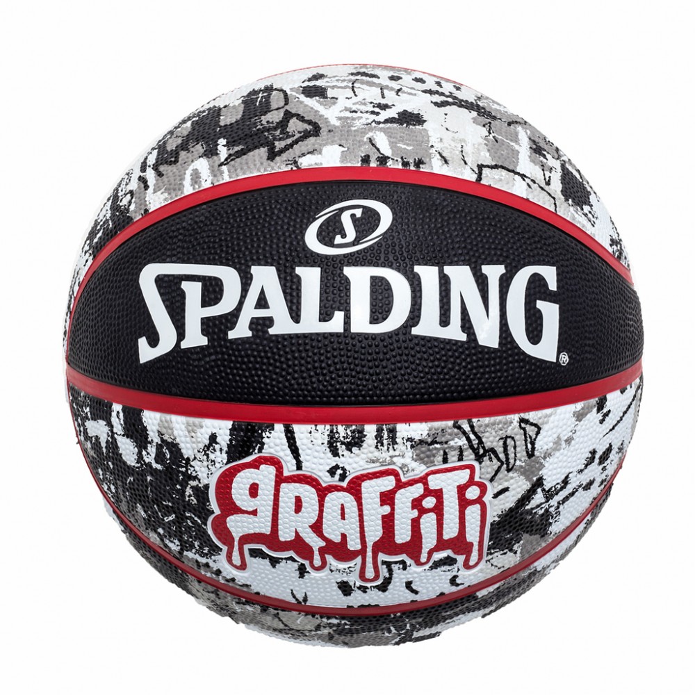Мяч баскетбольный Spalding Graffiti размер 7 резиновый для игры на улице-в зале (84378Z)