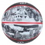 Мяч баскетбольный Spalding Graffiti размер 7 резиновый для игры на улице-в зале (84378Z)
