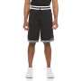 Шорты баскетбольные Spalding Mens Dimple Mesh Performance Basketball Shorts черные (SMS1472-001)