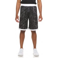 Шорты баскетбольные Spalding Mens Extreme Performance Marble Basketball Shorts чорные (SMS1995-137)