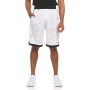 Шорты баскетбольные Spalding Mens Extreme Performance Marble Basketball Shorts белые (SMS1995-144)