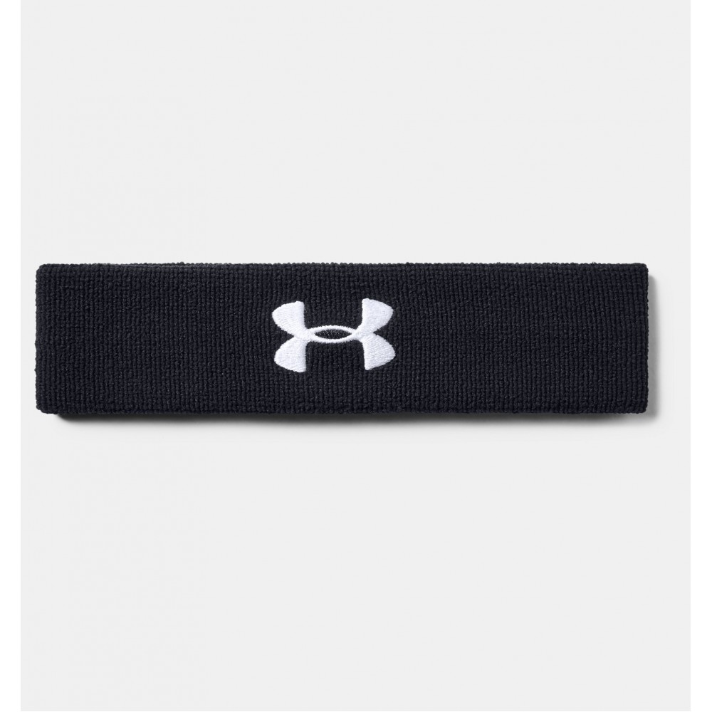 Повязка спортивная на голову Under Armour Headband для фитнеса и спорта (1276990-001)