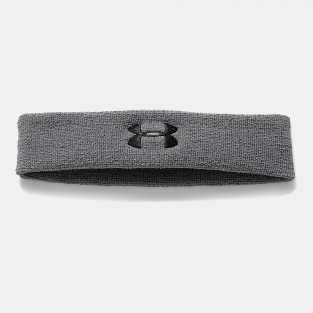 Повязка спортивная на голову Under Armour Headband для фитнеса и спорта (1276990-040)