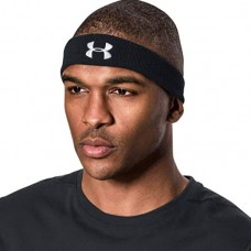 Повязка спортивная на голову Under Armour Headband для фитнеса и спорта (1276990-001)