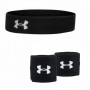 Набор повязка на голову Under Armour Headband 1 шт. и напульсники Under Armour  Wristbands 2 шт.