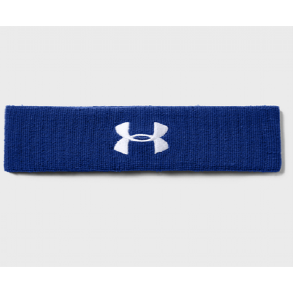 Повязка спортивная на голову Under Armour Headband для фитнеса и спорта (1276990-400)