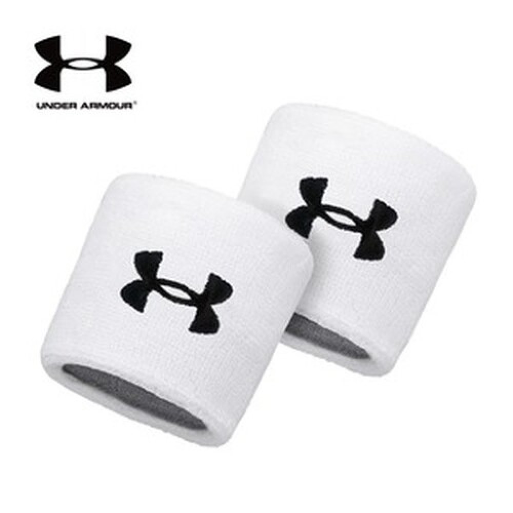 Напульсники спортивные Under Armour Performance Wristbands 2 шт.  на руку (1276991-100)