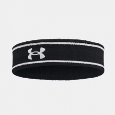 Повязка спортивная на голову Under Armour Striped Performance Terry Headband (1373118-001)