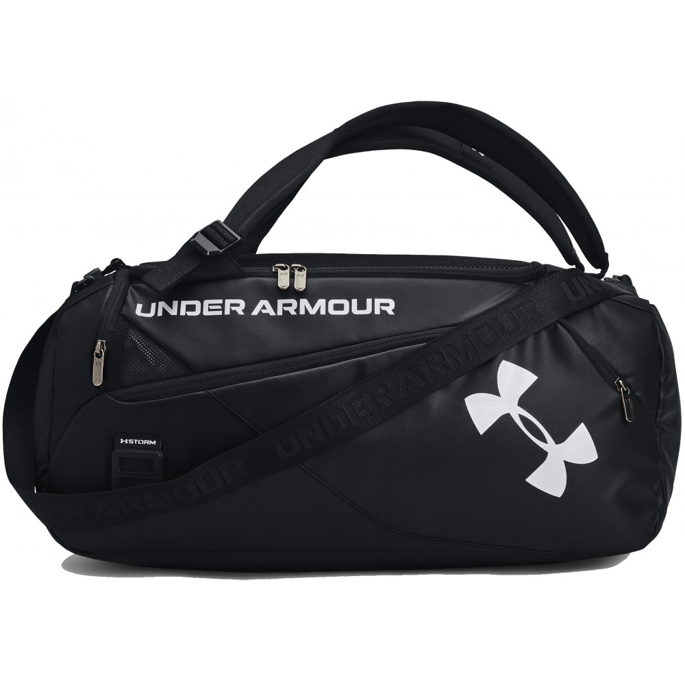 Рюкзак-сумка спортивный Under Armour Contain Duo SM Backpack Duffle 40 л чёрный (1361225-001)