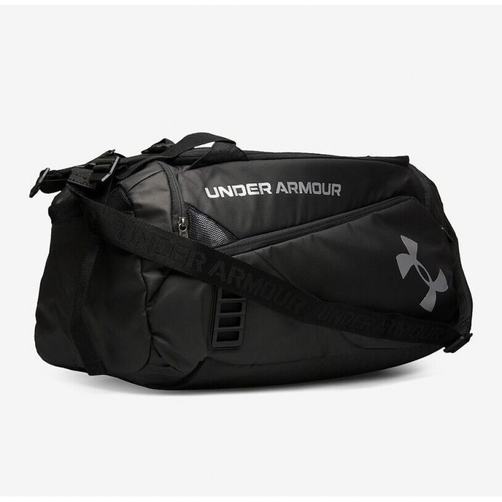 Рюкзак-сумка спортивный Under Armour Contain Duo MD Backpack Duffle 50 л чёрный (1361226-001)