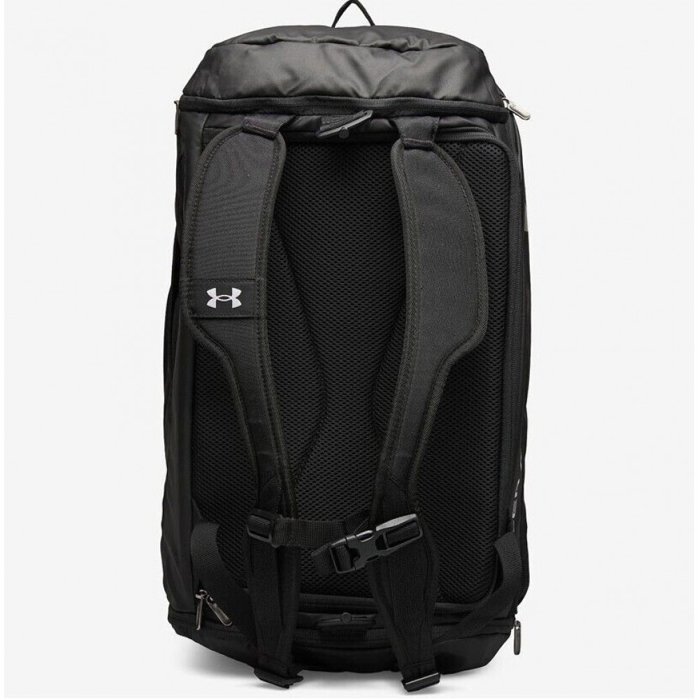 Рюкзак-сумка спортивный Under Armour Contain Duo MD Backpack Duffle 50 л чёрный (1361226-001)