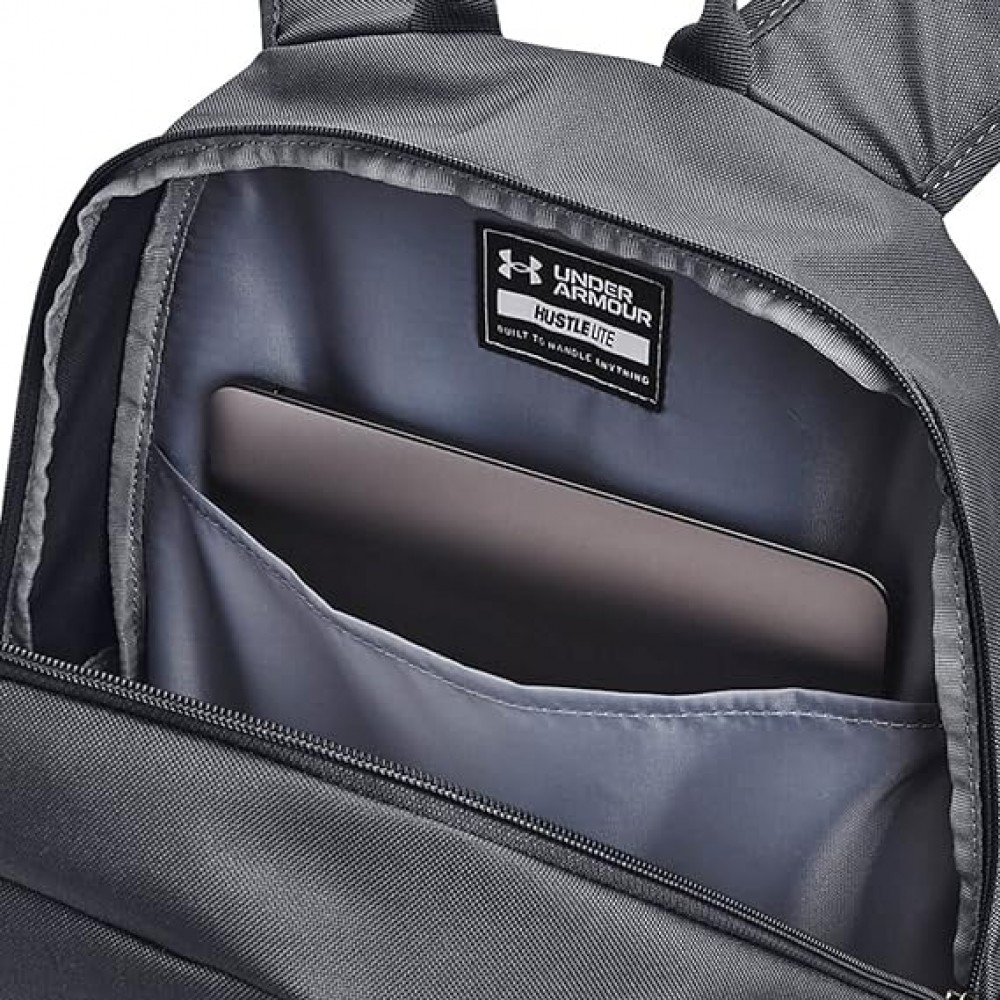 Рюкзак спортивный городской Under Armour Hustle Lite Backpack 24 л серый (1364180-012)