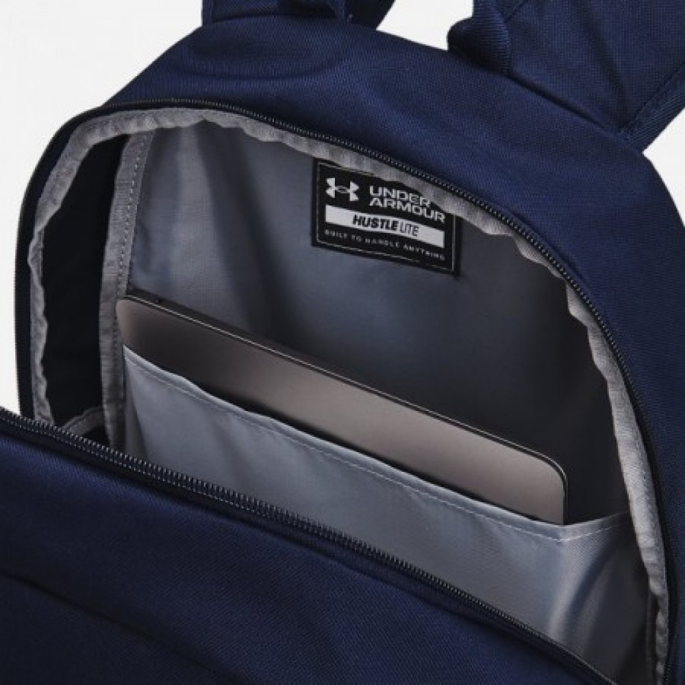 Рюкзак спортивный городской Under Armour Hustle Lite Backpack 24 л синий(1364180-410)