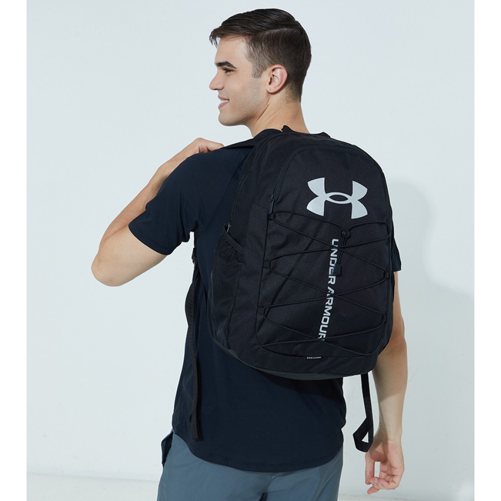 Рюкзак спортивный городской Under Armour Hustle Sport Backpack 26 л черный (1364181-001)
