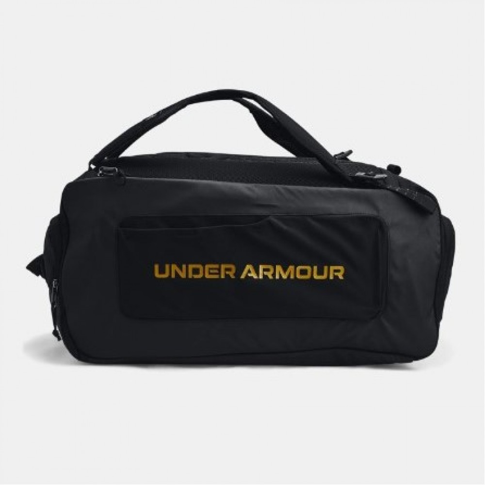 Рюкзак-сумка спортивный Under Armour Contain Duo Medium Backpack Duffle 50 л чёрный (1381919-001)