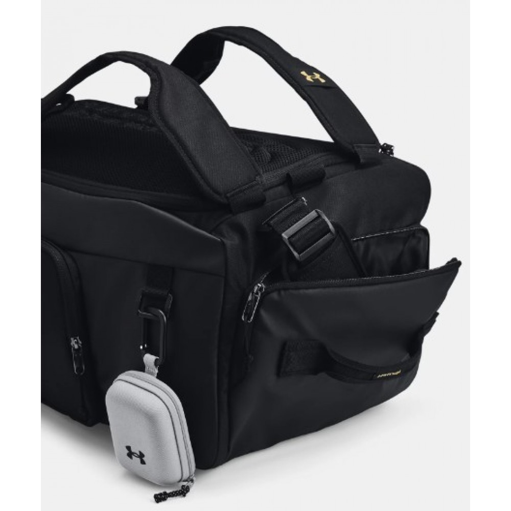 Рюкзак-сумка спортивный Under Armour Contain Duo Medium Backpack Duffle 50 л чёрный (1381919-001)