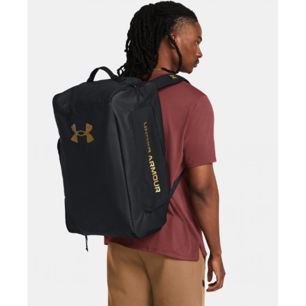 Рюкзак-сумка спортивный Under Armour Contain Duo Medium Backpack Duffle 50 л чёрный (1381919-001)