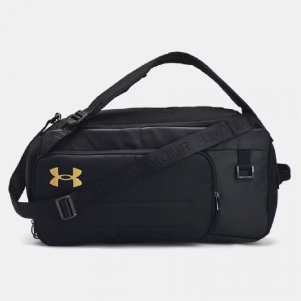 Рюкзак-сумка спортивный Under Armour Contain Duo Medium Backpack Duffle 40 л чёрный (1381920-001)