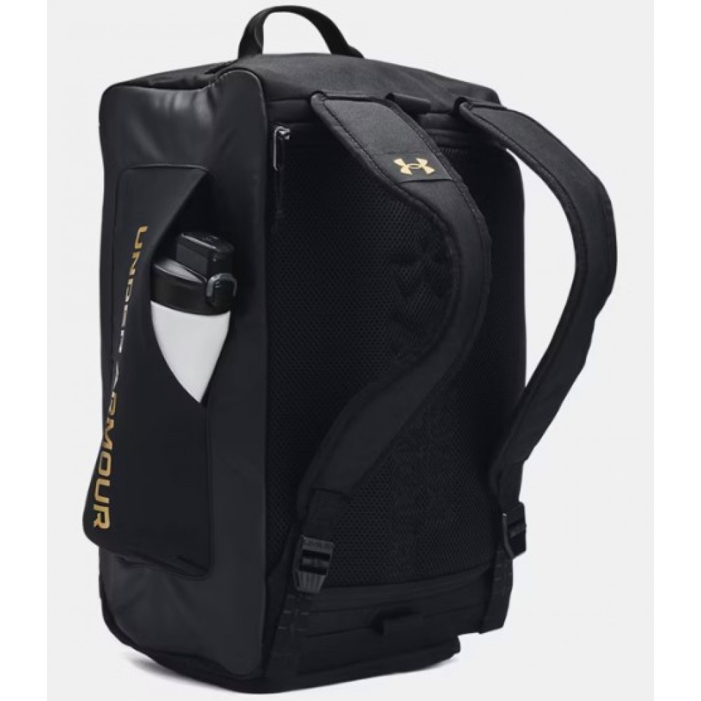 Рюкзак-сумка спортивный Under Armour Contain Duo Medium Backpack Duffle 40 л чёрный (1381920-001)