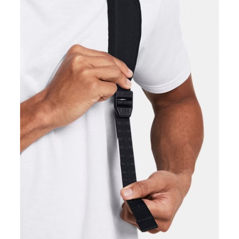 Рюкзак-сумка спортивный Under Armour Contain Duo Medium Backpack Duffle 40 л чёрный (1381920-001)