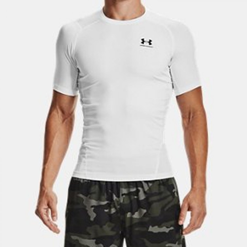 Футболка компрессионная мужская Under Armour Men's HeatGear® Short Sleeve (1361518-100)