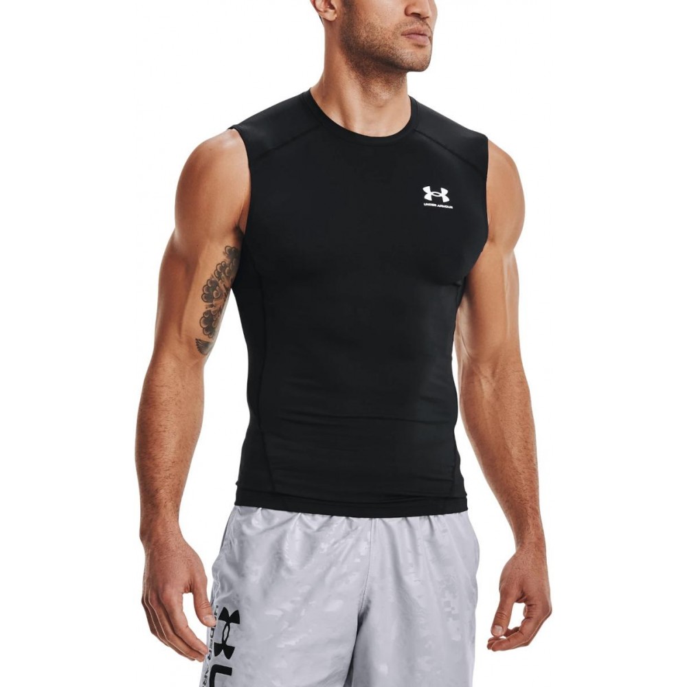 Майка компресионная мужская Under Armour Men's HeatGear® Armour Sleeveless Shirt (1361522-001)