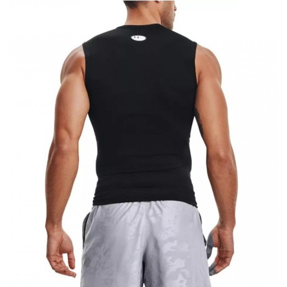 Майка компресионная мужская Under Armour Men's HeatGear® Armour Sleeveless Shirt (1361522-001)