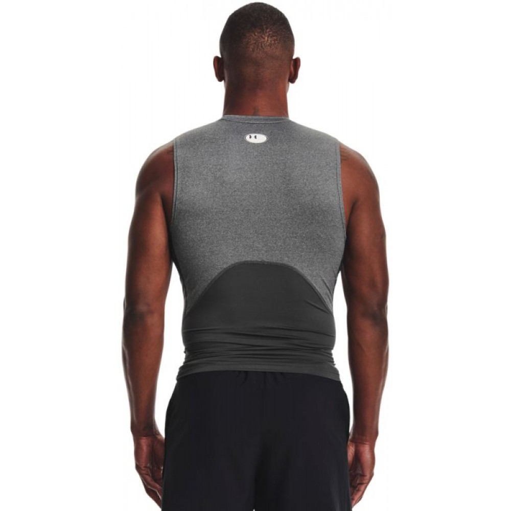 Майка компресионная мужская Under Armour Men's HeatGear® Armour Sleeveless Shirt (1361522-090)