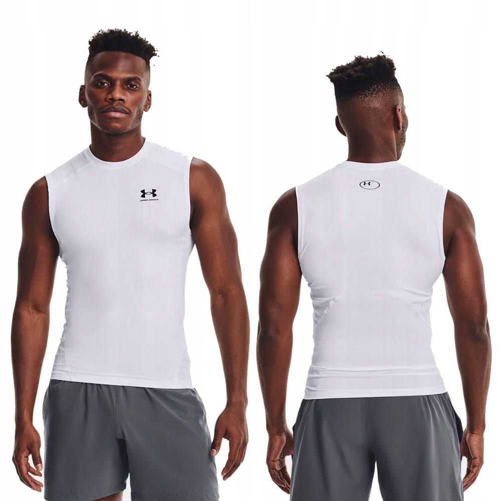 Майка компресионная мужская Under Armour Men's HeatGear® Sleeveless Shirt (1361522-100)