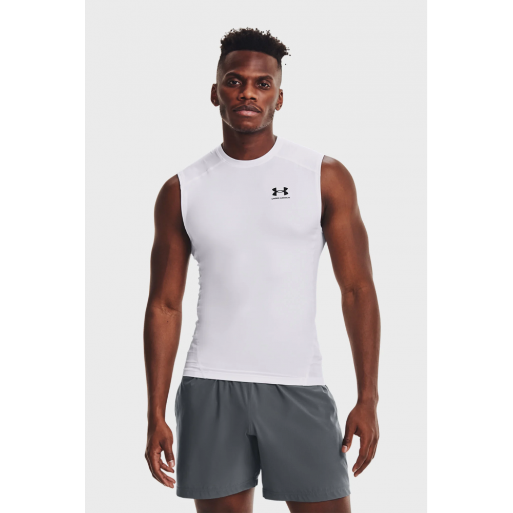 Майка компресионная мужская Under Armour Men's HeatGear® Sleeveless Shirt (1361522-100)