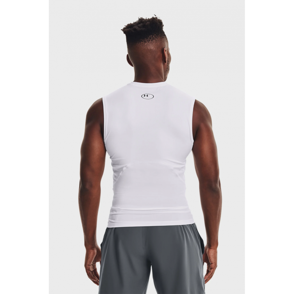 Майка компресионная мужская Under Armour Men's HeatGear® Sleeveless Shirt (1361522-100)