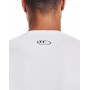 Футболка-лонгслив компрессионная мужская Under Armour HeatGear® Men's Long Sleeve белая оригинал (1361524-100)
