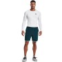 Футболка-лонгслив компрессионная мужская Under Armour HeatGear® Men's Long Sleeve белая оригинал (1361524-100)