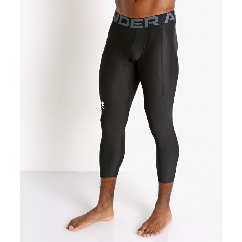 Тайтсы компрессионные мужские Under Armour Men's HeatGear® 3/4 Leggings (1361588-001)