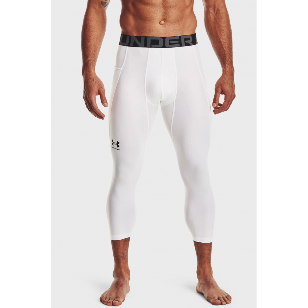 Тайтсы компрессионные мужские Under Armour Men's HeatGear® 3/4 Leggings (1361588-100)
