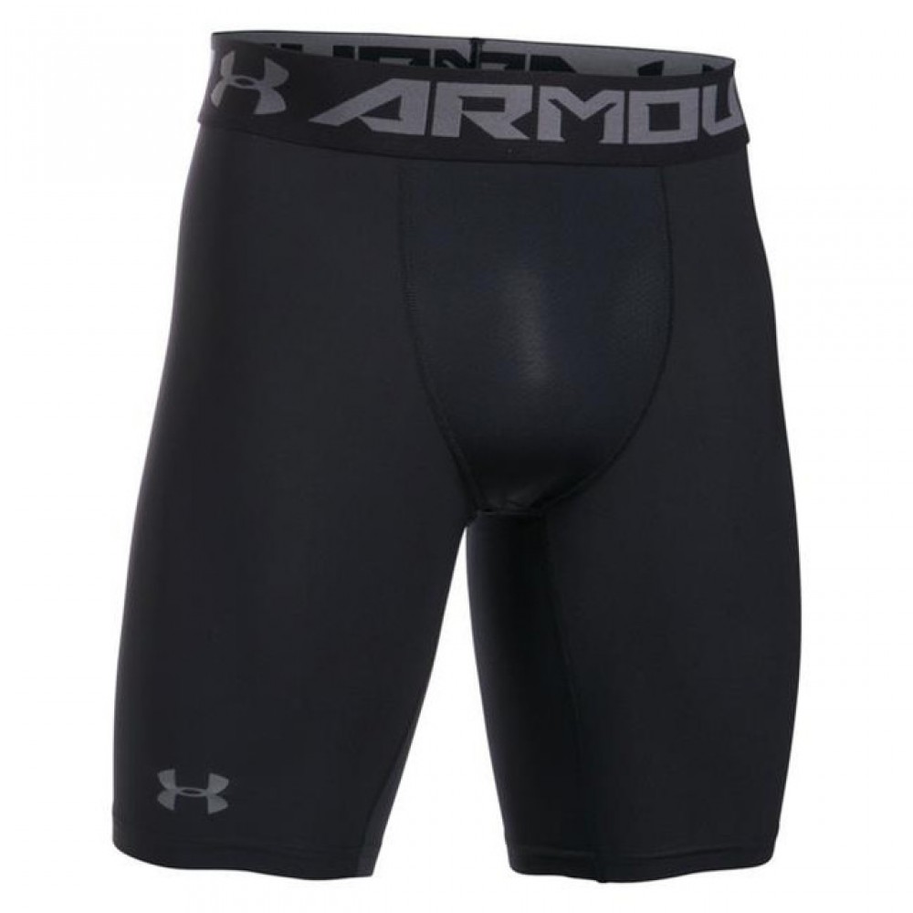 Шорты компрессионные мужские Under Armour Men's HeatGear® Pocket Long Shorts (1361602-001)