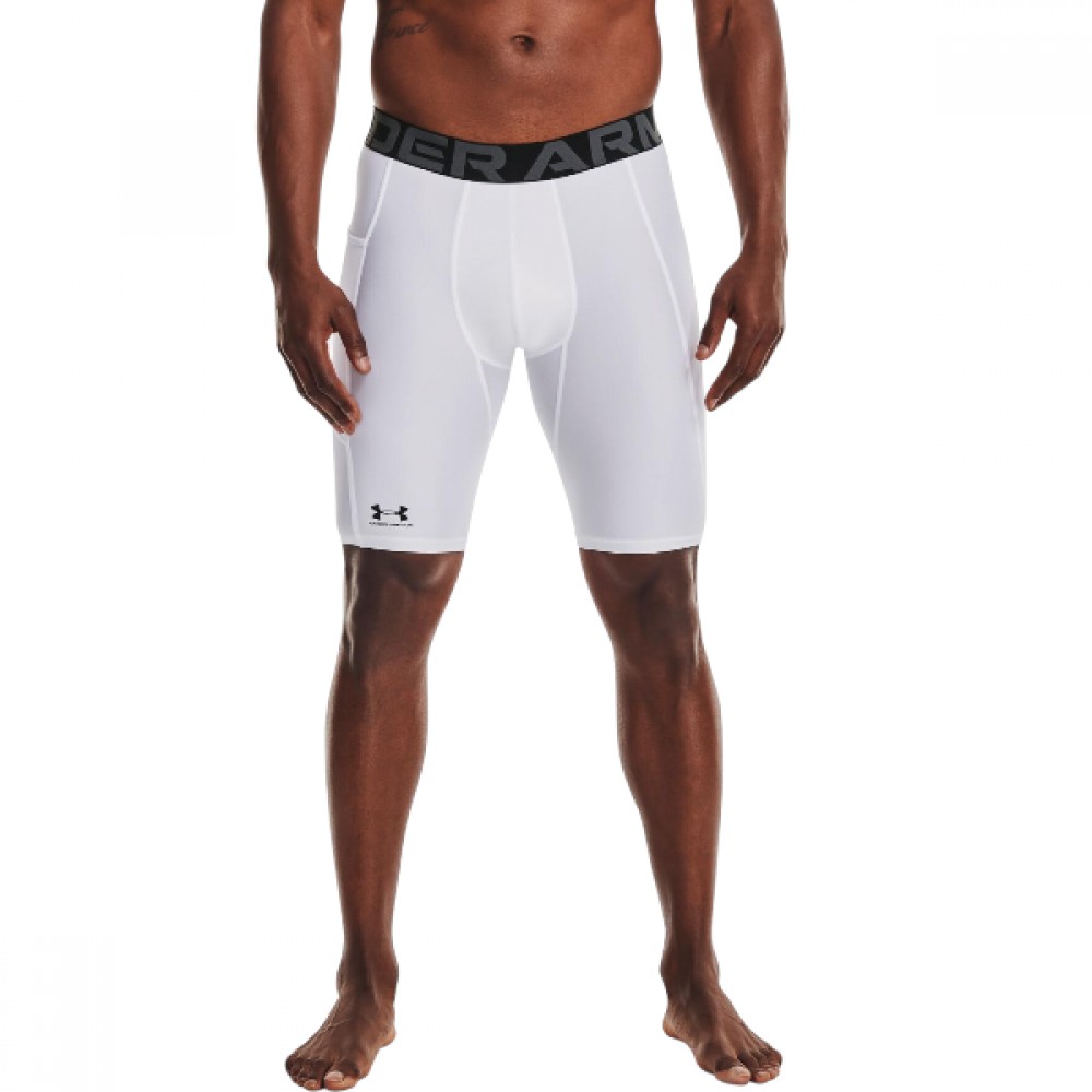 Шорты компрессионные мужские Under Armour Men's HeatGear® Pocket Long Shorts (1361602-100)