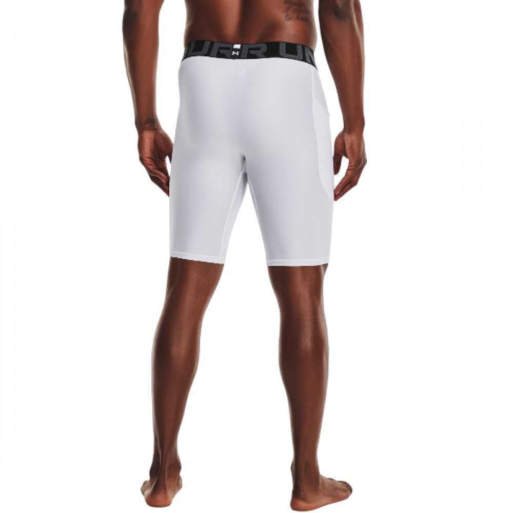 Шорты компрессионные мужские Under Armour Men's HeatGear® Pocket Long Shorts (1361602-100)