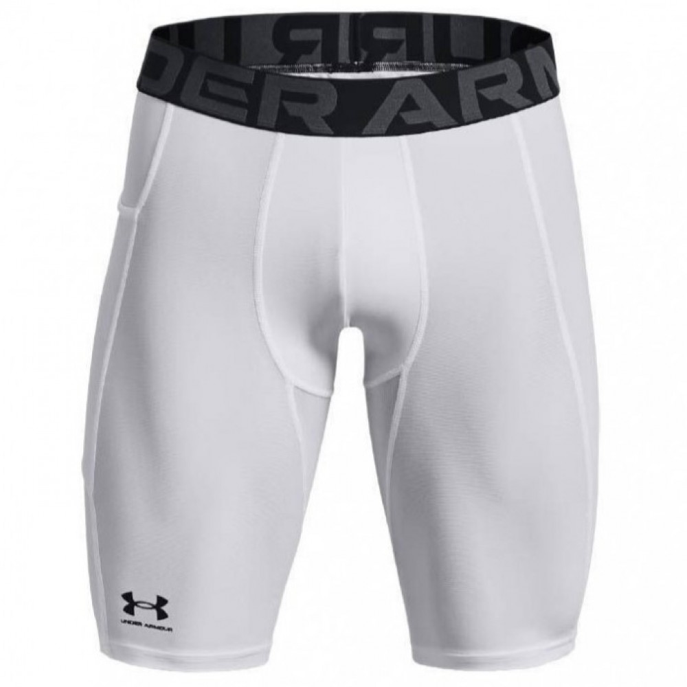 Шорты компрессионные мужские Under Armour Men's HeatGear® Pocket Long Shorts (1361602-100)