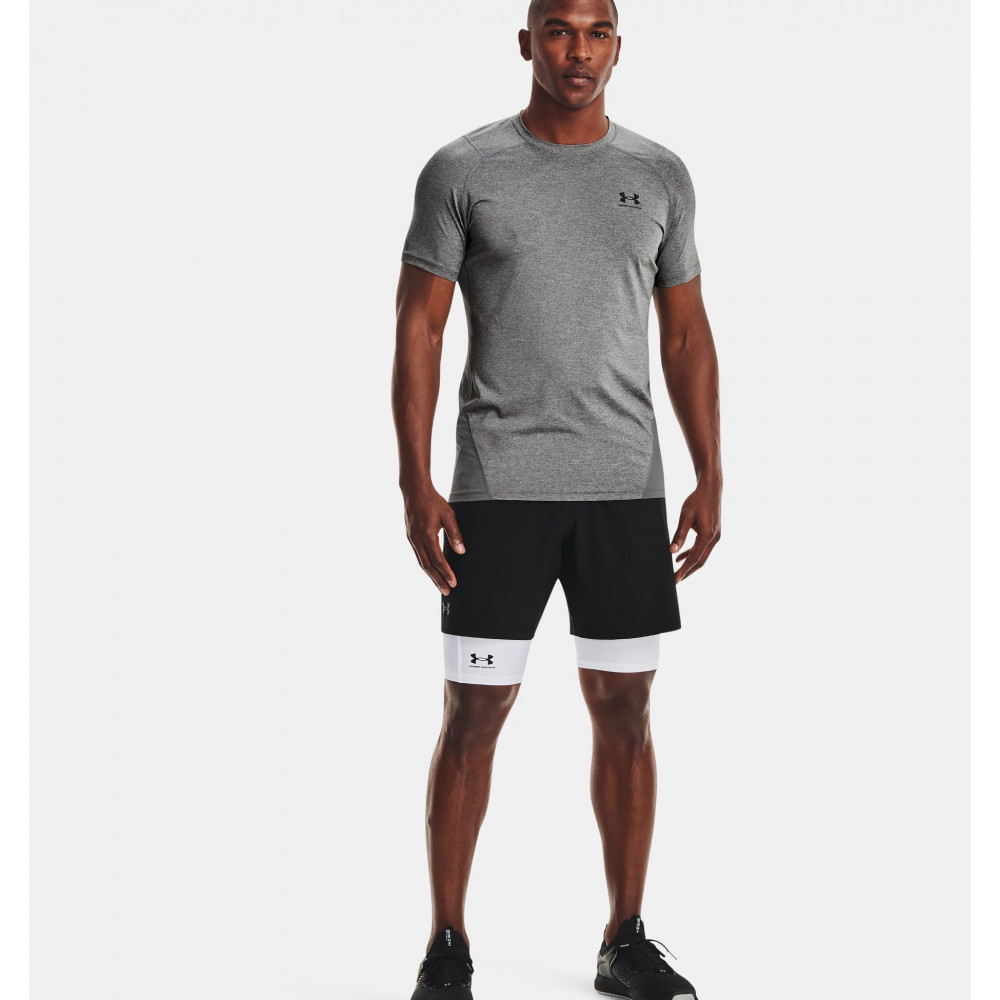 Шорты компрессионные мужские Under Armour Men's HeatGear® Pocket Long Shorts (1361602-100)