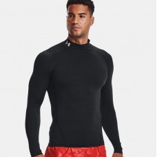 Футболка-лонгслив компресcионная мужская Under Armour Men's HeatGear® Mock Long Sleeve (1369606-001)