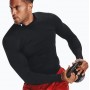 Футболка-лонгслив компресcионная мужская Under Armour Men's HeatGear® Mock Long Sleeve (1369606-001)