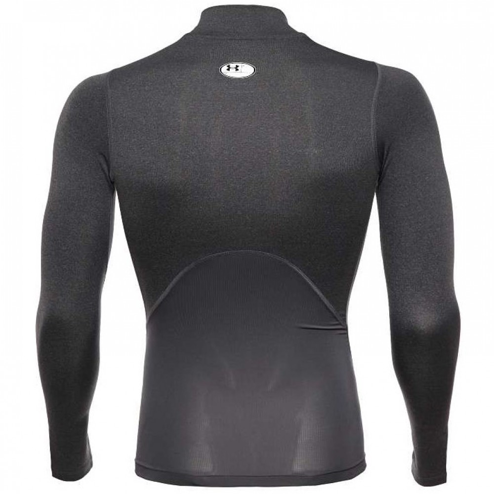 Футболка-лонгслив компресcионная мужская Under Armour Men's HeatGear® Mock Long Sleeve (1369606-090)