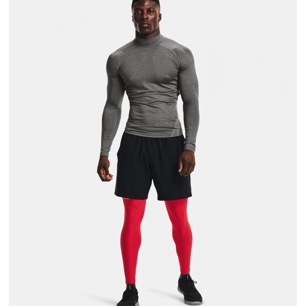 Футболка-лонгслив компресcионная мужская Under Armour Men's HeatGear® Mock Long Sleeve (1369606-090)